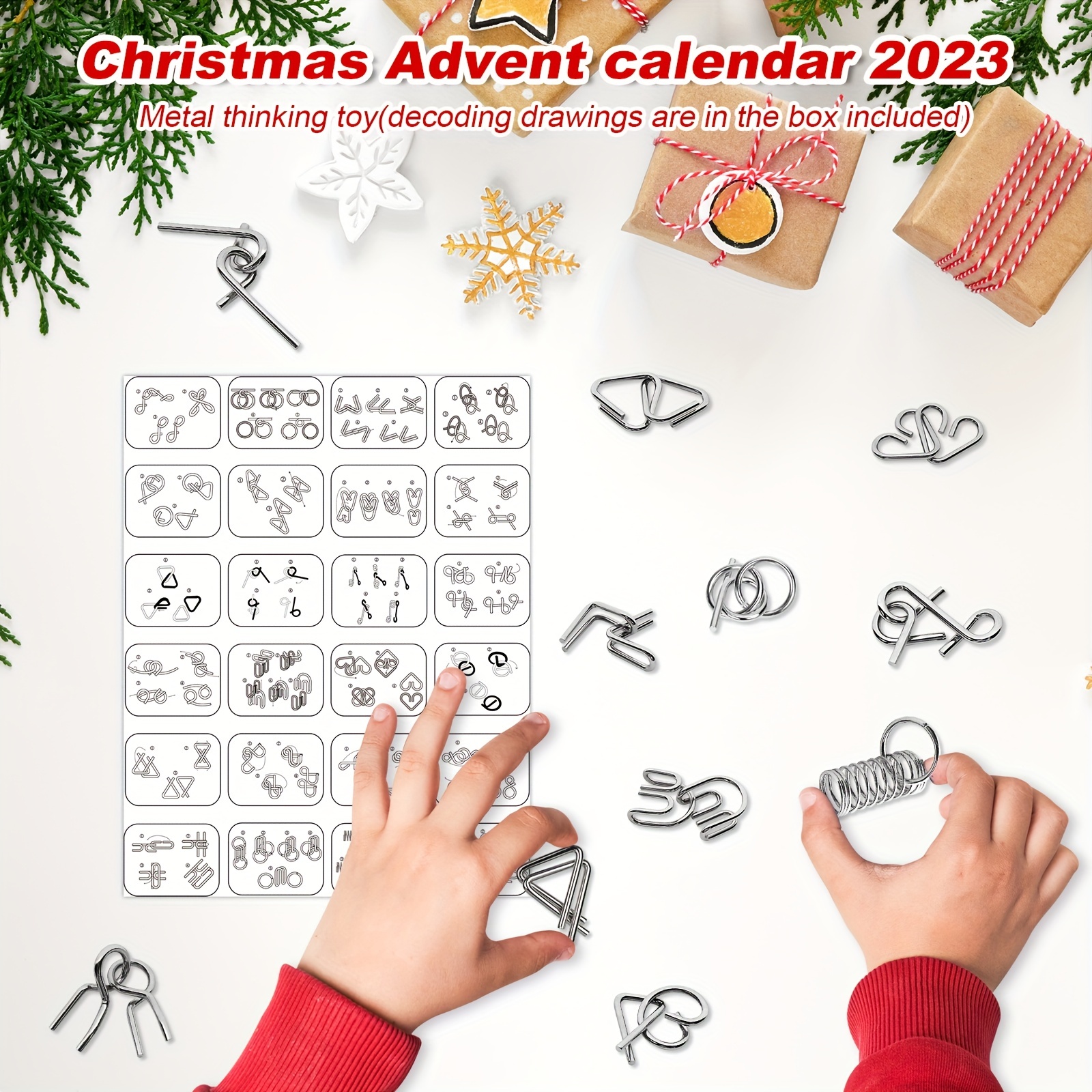  Christmas Advent Calendar 2023 Girls, 24 Days