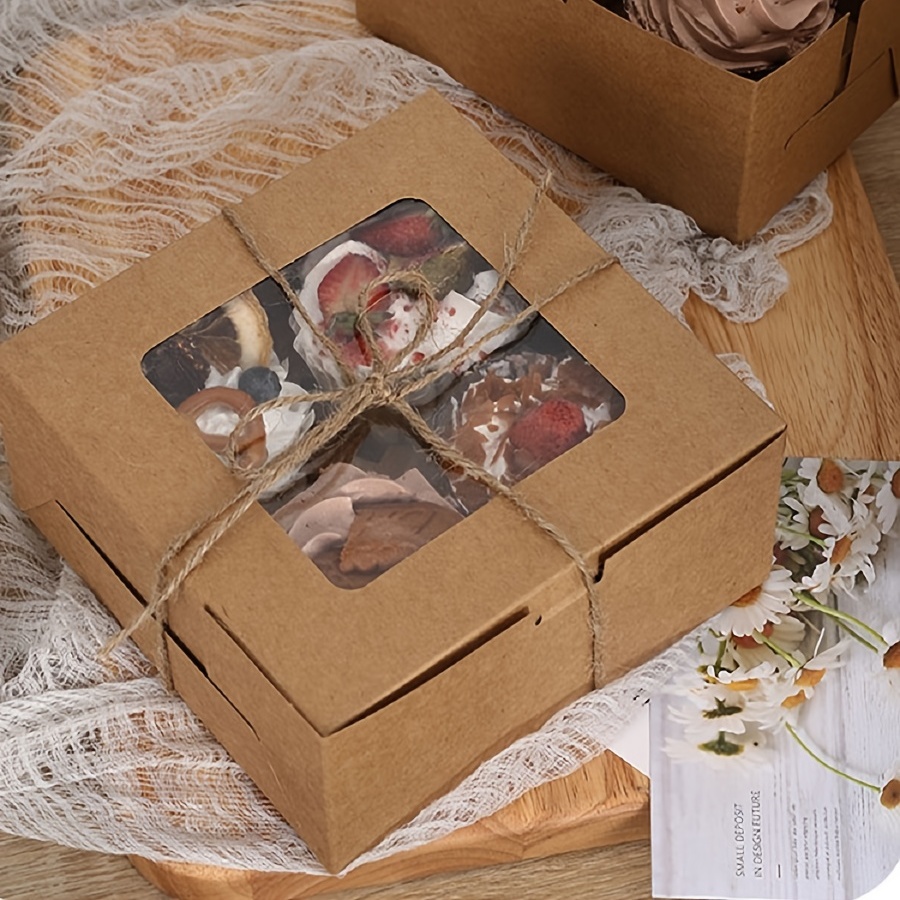 5Pcs Orange Cardboard Shoe Boxes Gift Package Carton Box