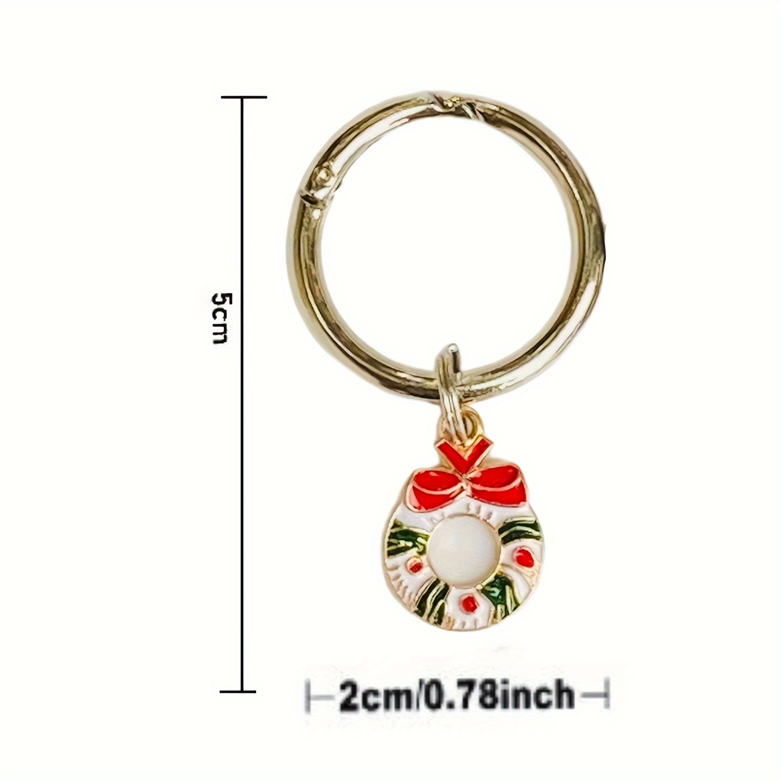 nurse keychain and straw toppers Metal Beaded Keychain