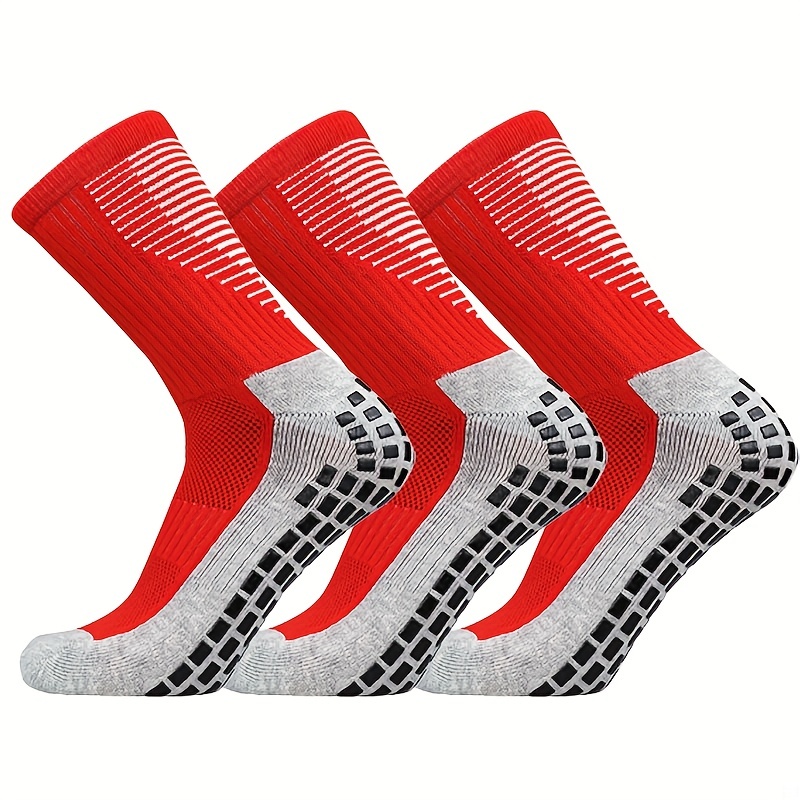 Men’s Football Striped Grip Socks