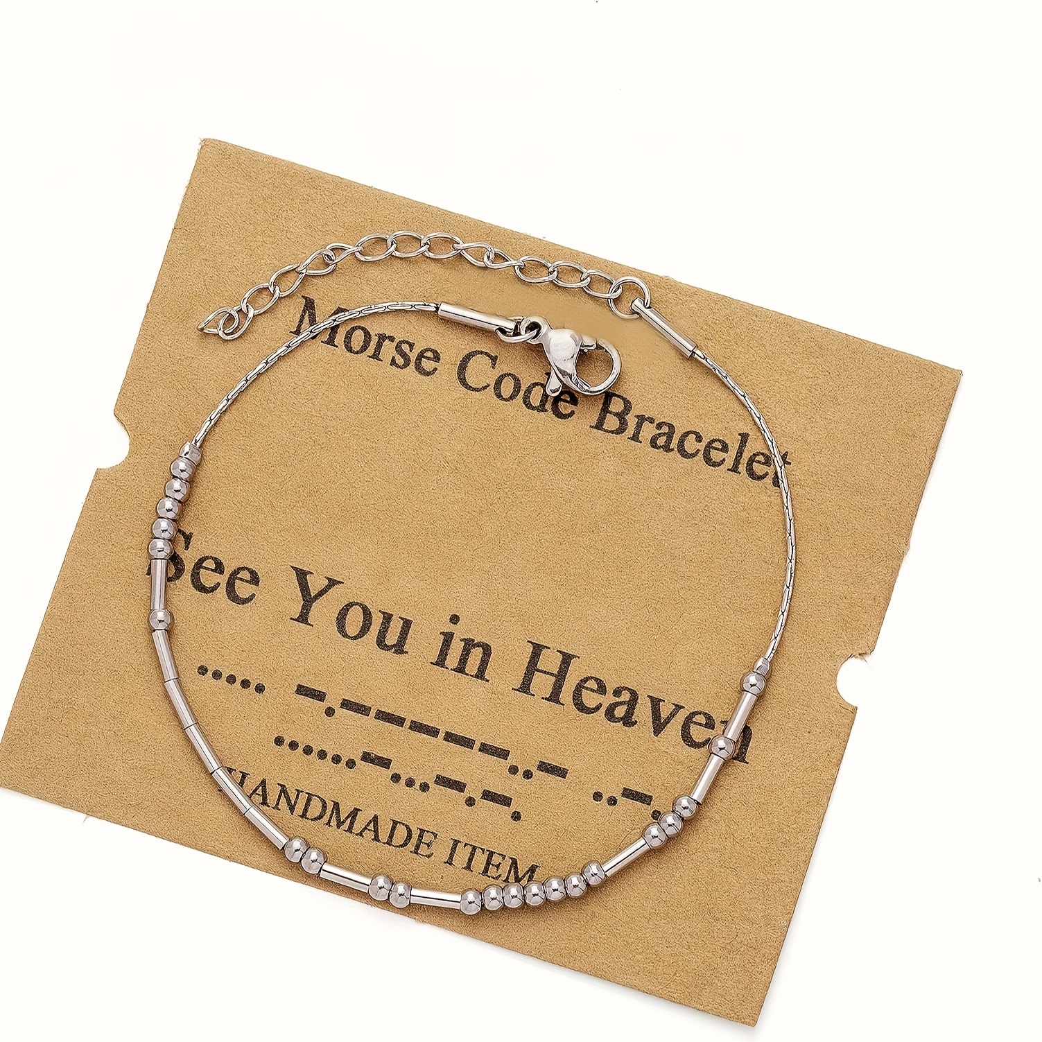 TEMU 1pc Gifts For Mothers, Memorial Gifts For Women, Memorial Bracelets For Of One, Christmas Gifts For Mom For Loss For Away In My Heart In Heaven