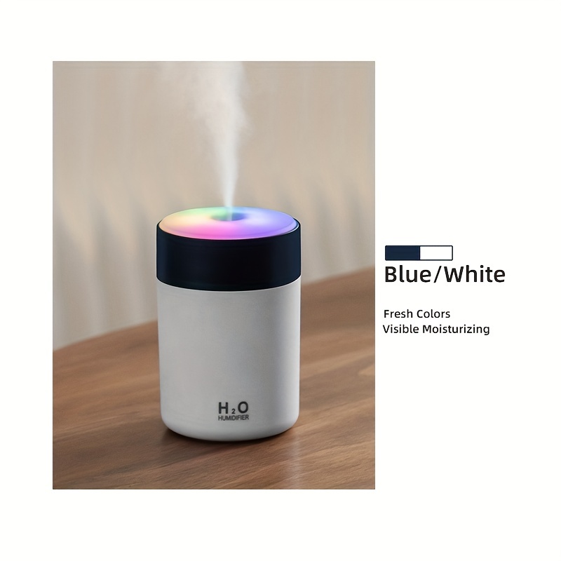 Portable Mini Humidifier Colorful Light Moisturizing Desktop Humidifier For  Office Bedroom