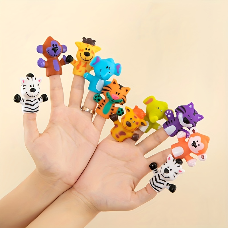 Marionnettes de doigts à mains minuscules Mini mains à doigts plats Mini  mains réalistes en caoutchouc Petites figurines Jouets amusants Doigts pour  s
