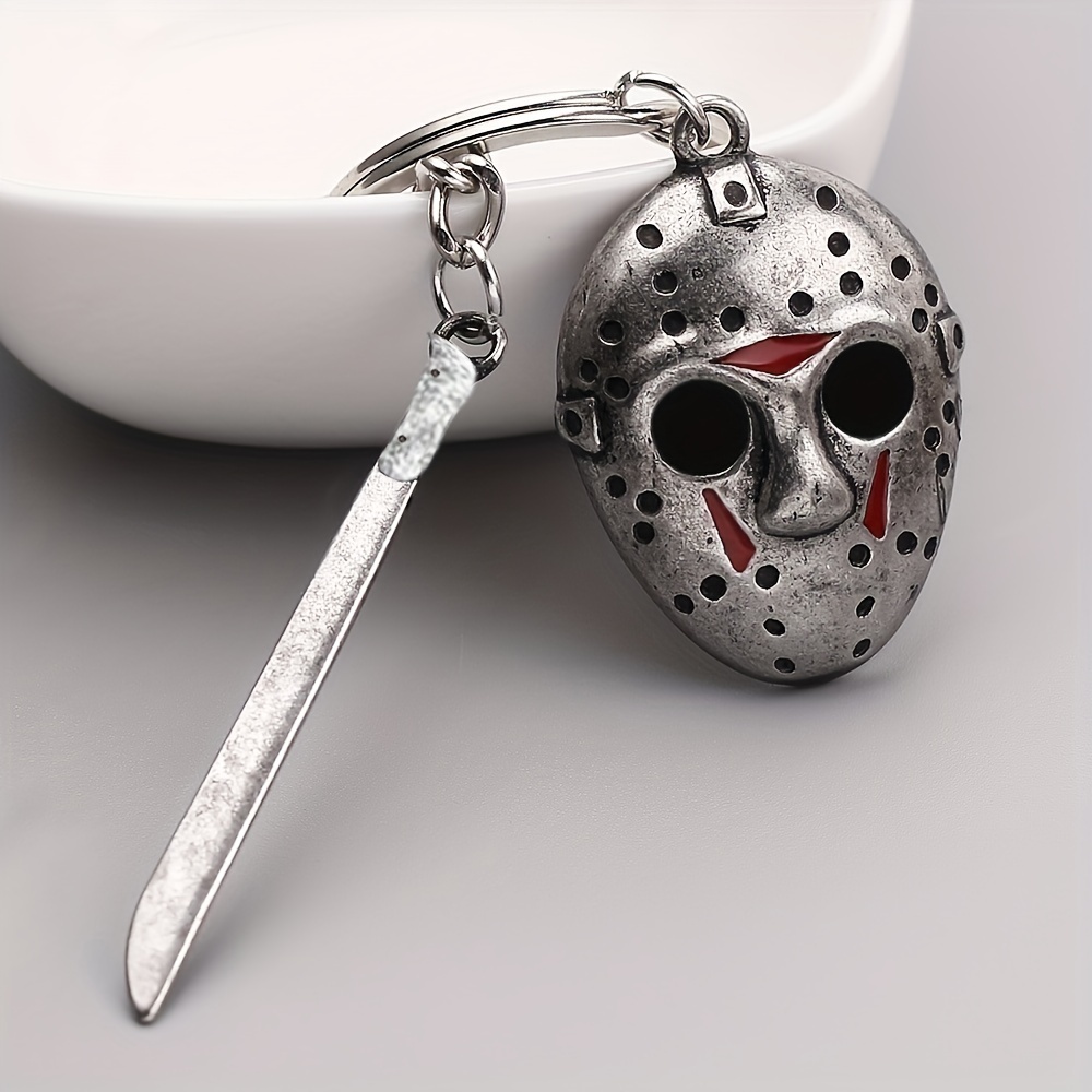 Horror Thriller Mask Schlüsselanhänger Für Männer, Thriller Mask Horror Legierung Schlüsselanhänger Für Männer 0
