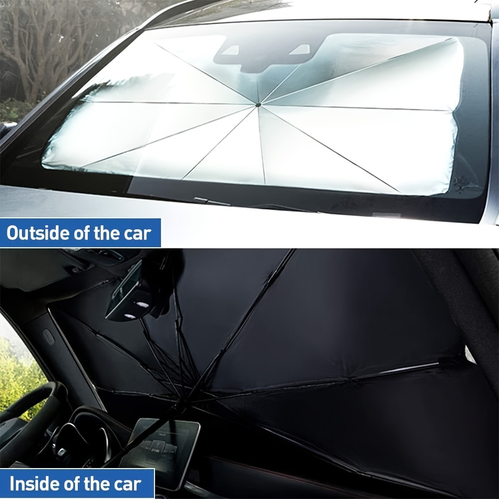 Car Windshield Sun Shade Umbrella Foldable Car Umbrella - Temu