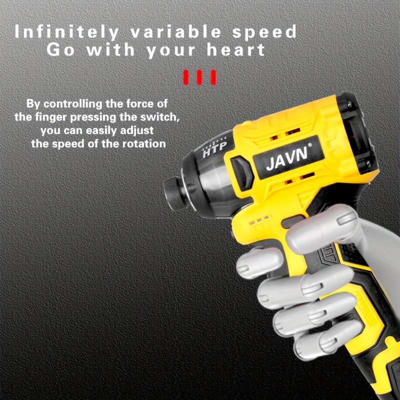 Javn 16v Electric Mini Drill Screwdriver 160n.m Impact - Temu
