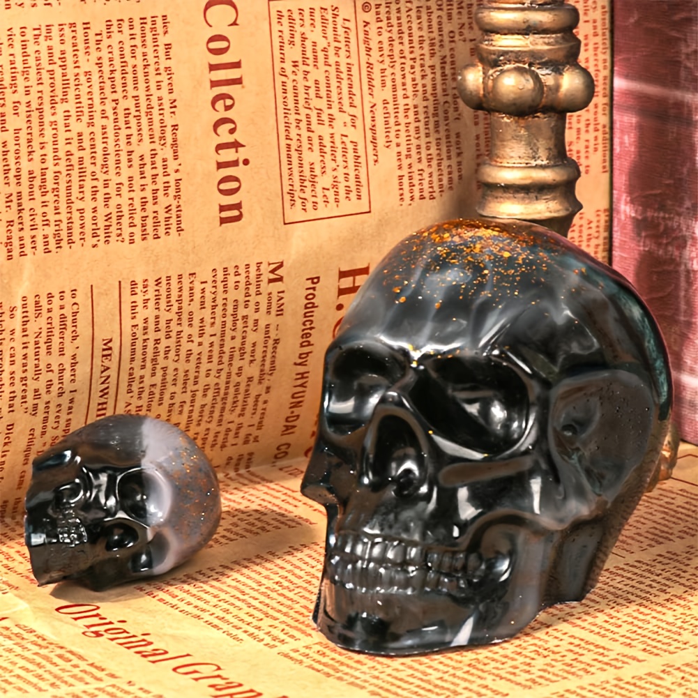 Celtic skull, 3D skull mold, skull mold, Halloween mold, fancy skull,  silicone