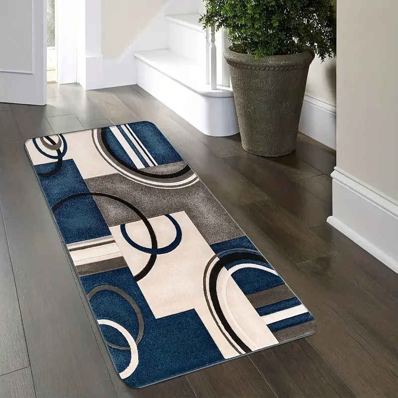 Non-slip Modern Door Mat - Thick Padded Indoor Entrance Mat For Home Decor  And Floor Protection - Temu