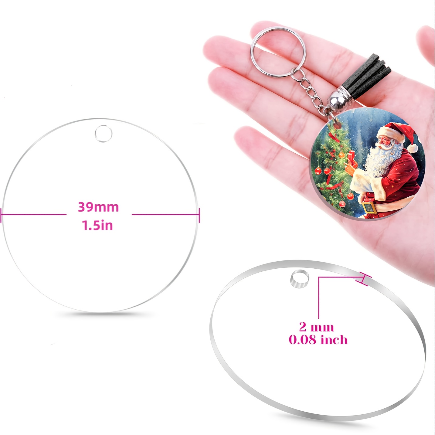 Blank Photo Keyrings, Wholesale Bulk Buy