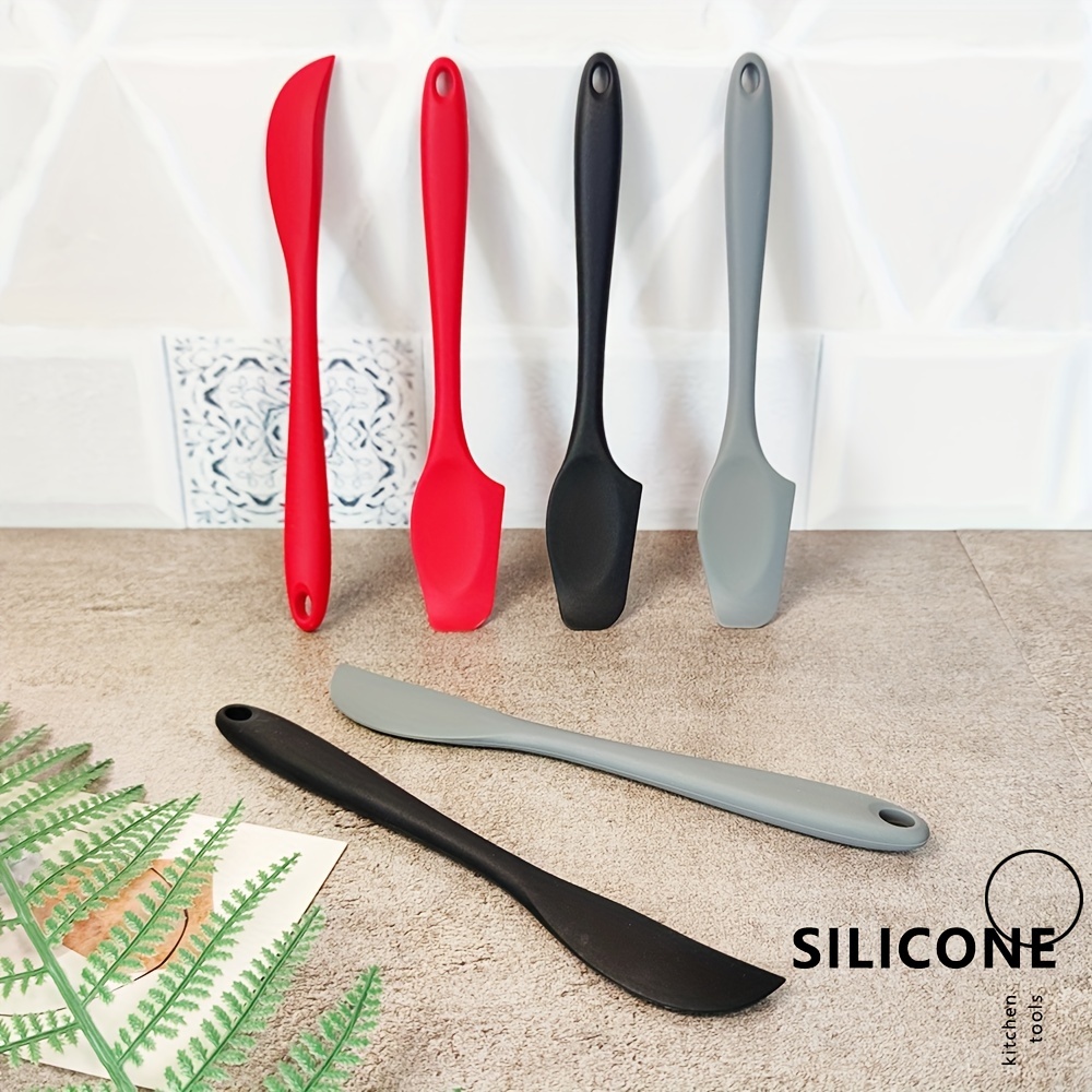 Silicone Kitchen Utensils Marble Pattern Cream Scraper Set of 5 Pieces  Baking Tool Spatula Set Baking Accessories