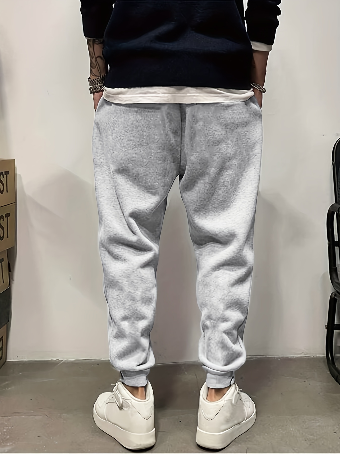 Casual Stretch Drawstring Joggers Men's Pants Spring Summer