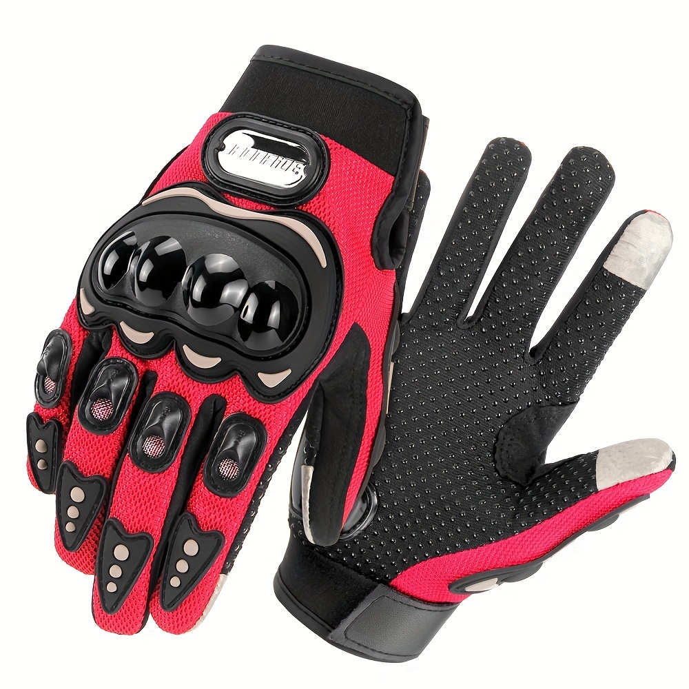 Retro Genuine Leather Motorcycle Gloves Vintage Perforated Breathable Mesh  Scooter Luvas Moto Motocross Riding Gear