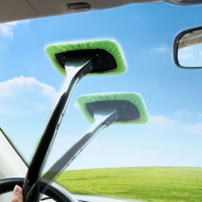 Car Windshield Brush Car Window Cleaning Folding Household Glass Defogging  Wipe 