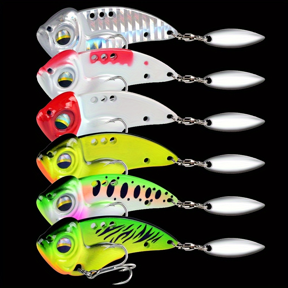 Floweringbeter Lot de 24 leurres de pêche avec lames