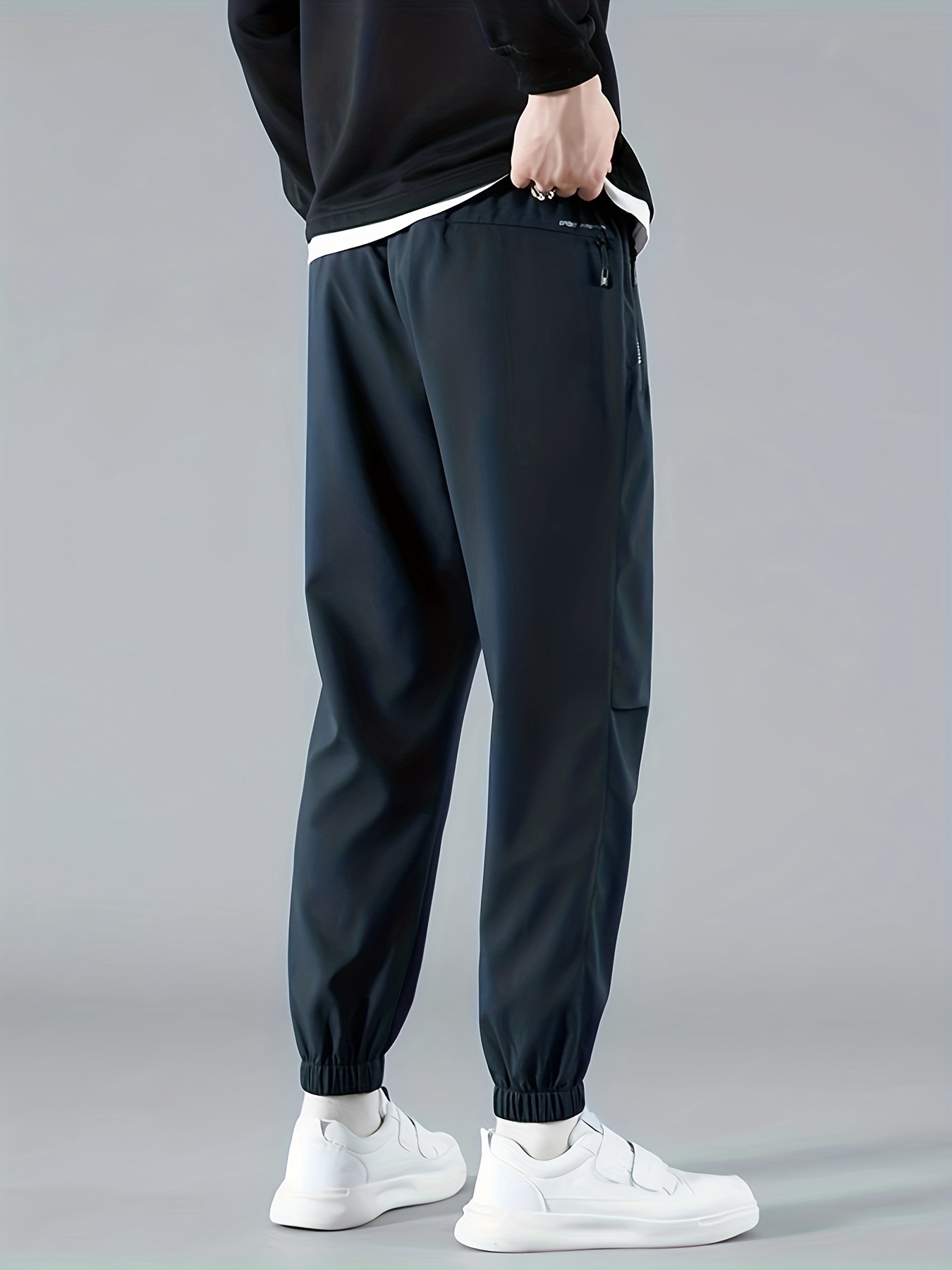 Men's Activewear Sports Pants Drawstring Quick Dry Athletic - Temu