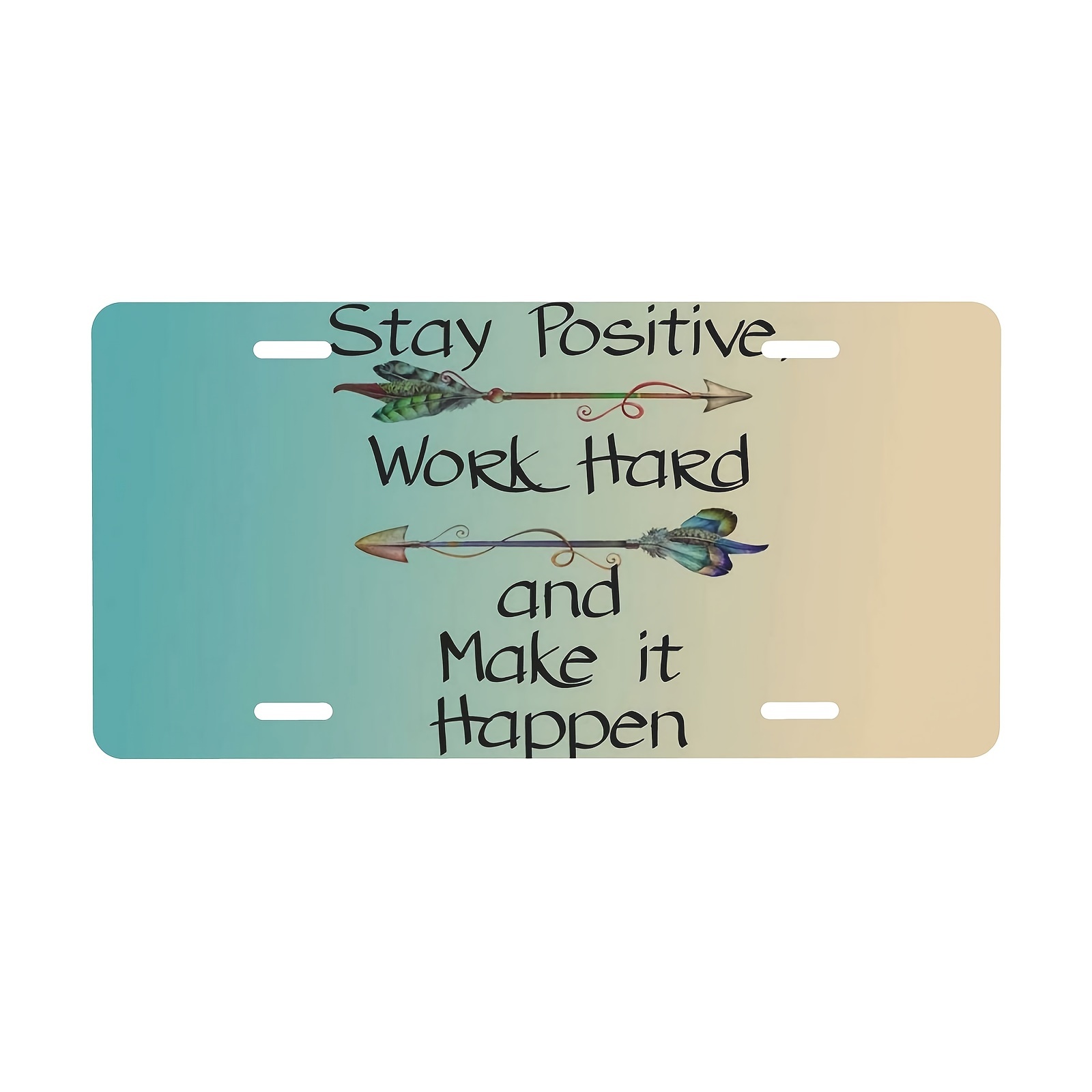 Make it Happen Blue Motivational Sticker