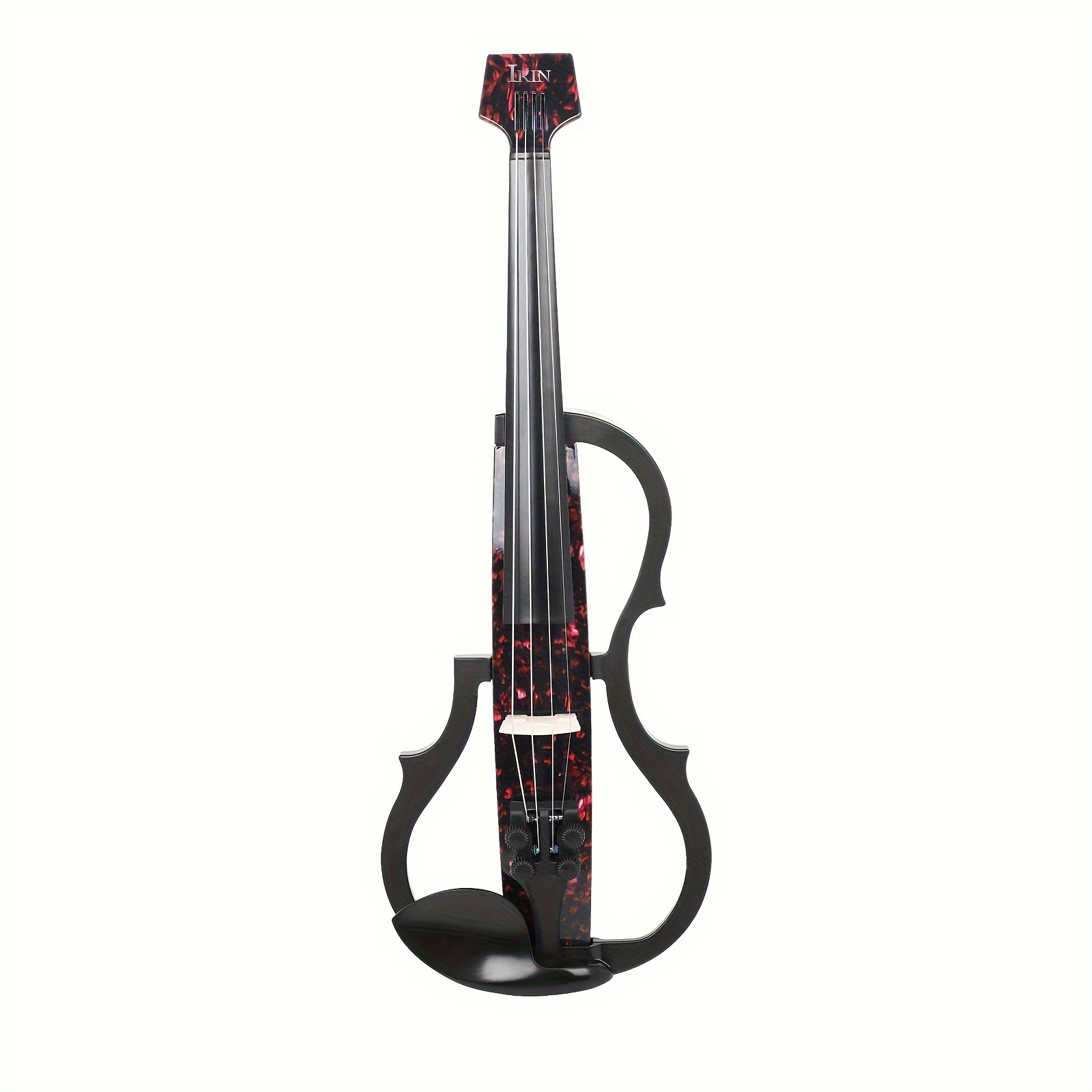 * AU-10 Intelligent 4/4 Silent Electroacoustic Violin Carbon Fiber Body ABS  Edging (With Headphones + Cable + Shoulder Rest)