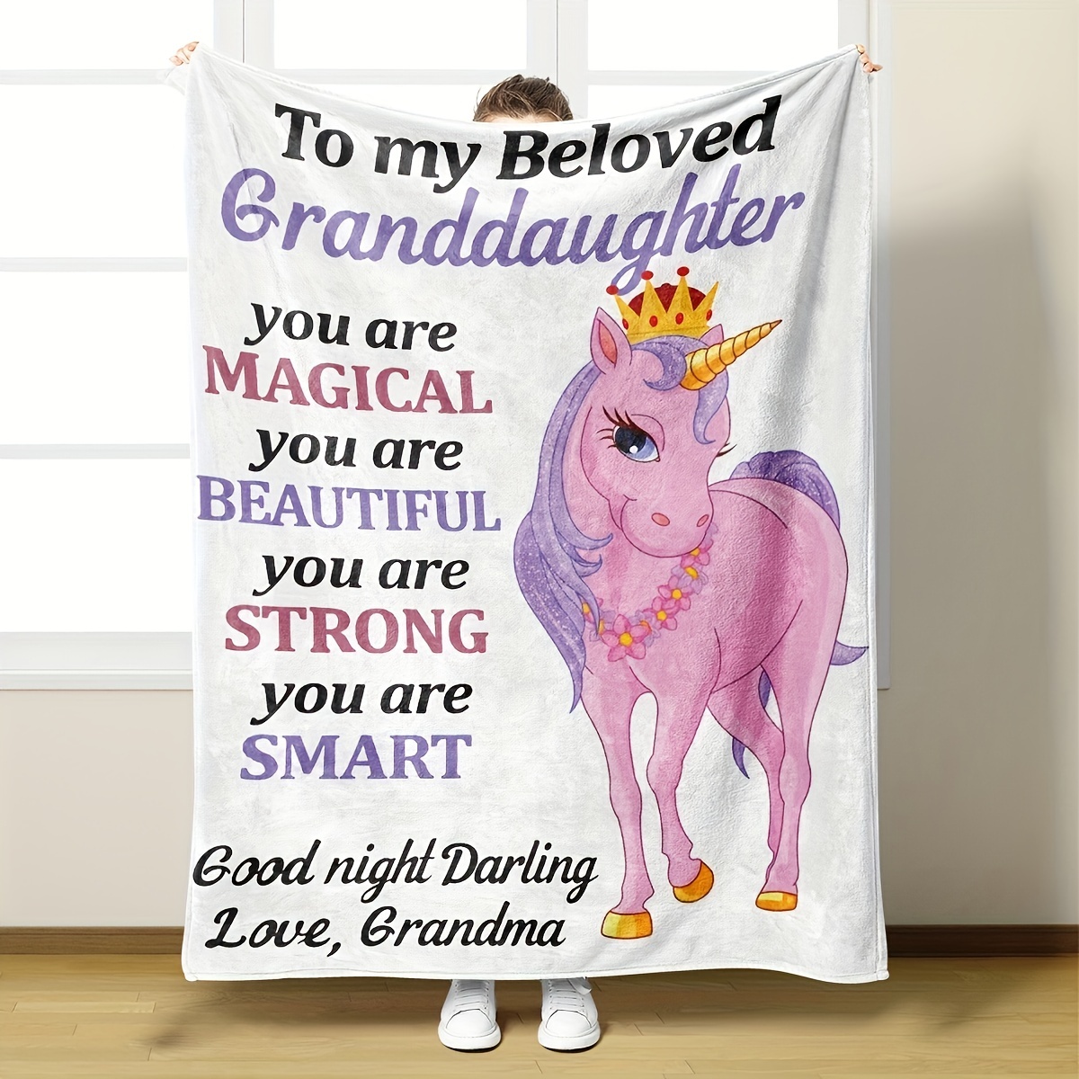 Granddaughter best sale unicorn blanket