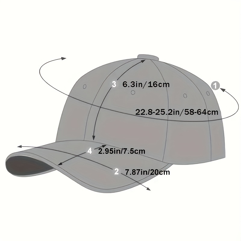 Men's Personality Embroidered Baseball Cap Spring Summer Outdoor