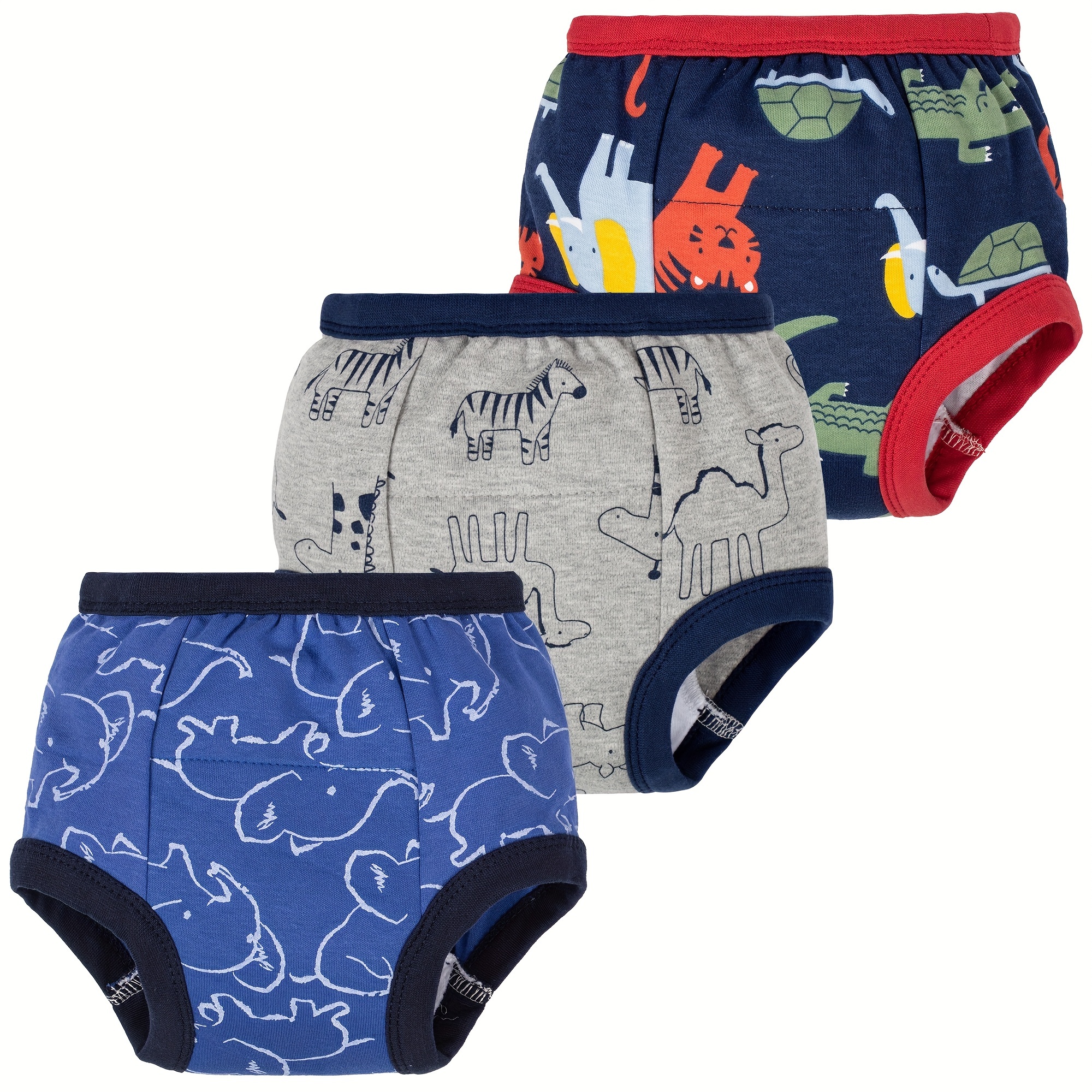Baby Wing Training Pants For 7.5kg- - Newborn Baby Waterproof Diaper Pocket  Diapers Pure Cotton Gauze Diapers Reusable Toddler Potty Training Underwear  Boys And Girls Wing Training Pants Colorful Leaf Elephant 