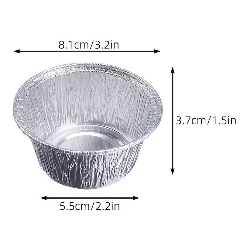 Cuki Expert - Vaschetta Tonda Alluminio - Pirottini Muffin - stampi USA e  Getta Muffin - per Forno Tradizionale e microonde - Ø 7cm - h 3,8cm - 100pz