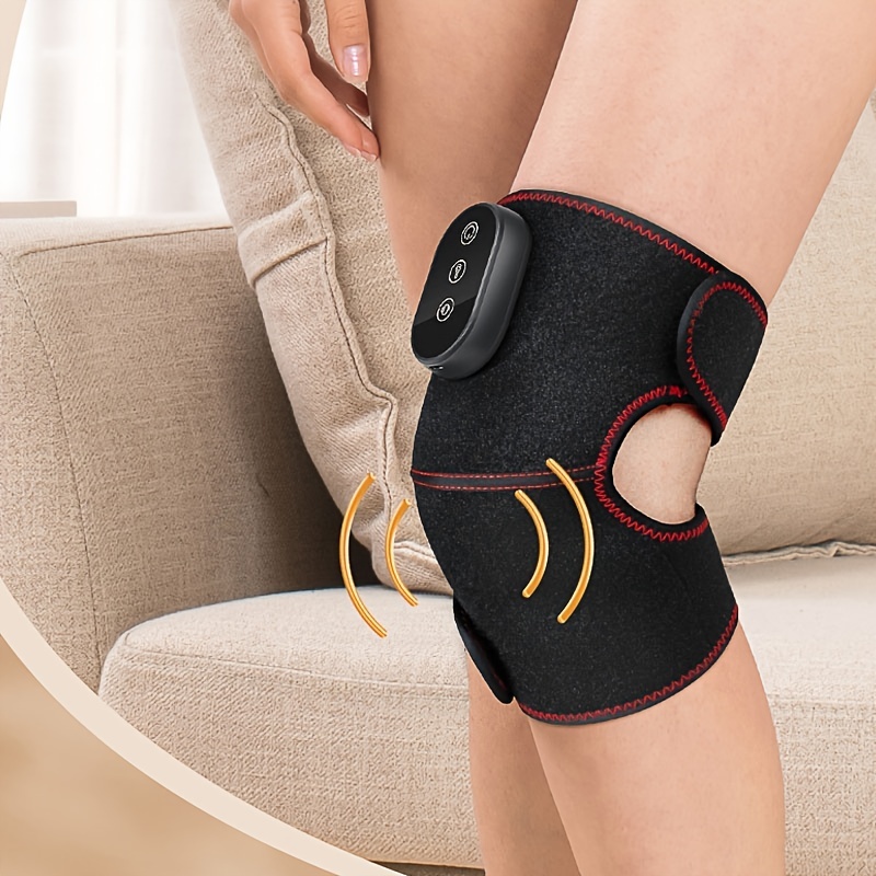 Electric Heating Knee Brace Vibration Massage Physiotherapy - Temu