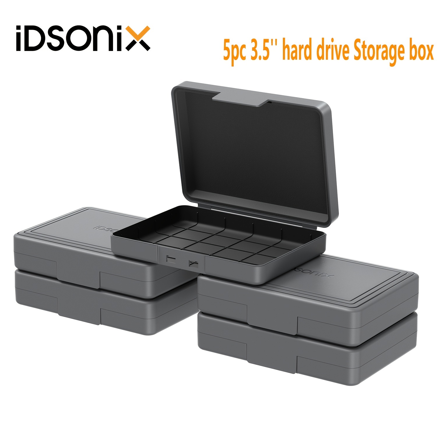 ORICO 5Pcs 2.5/3.5 inch HDD Storage Case Multi disk Storage