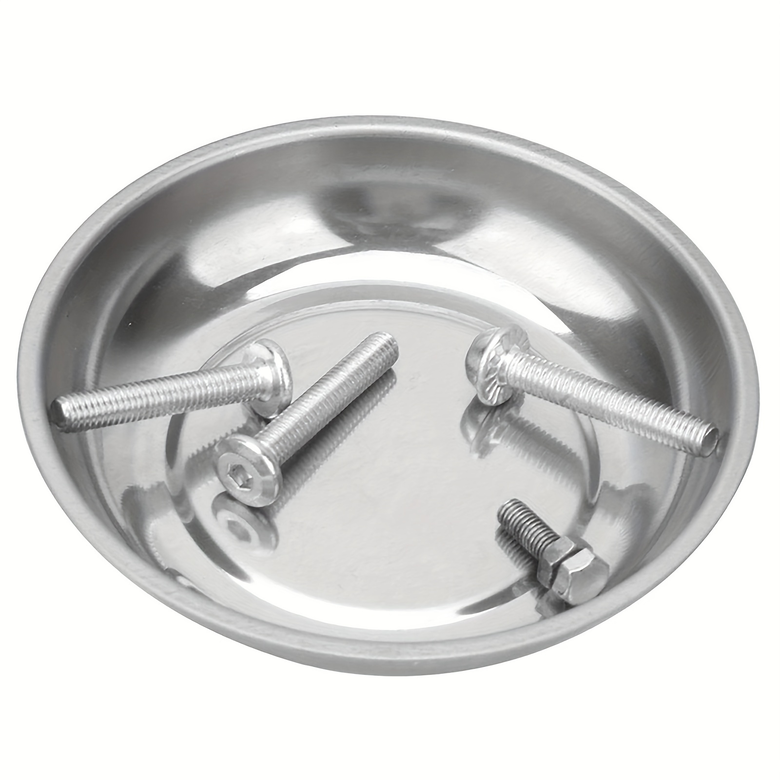 6 in. Stainless Steel Magnetic Parts Bowl