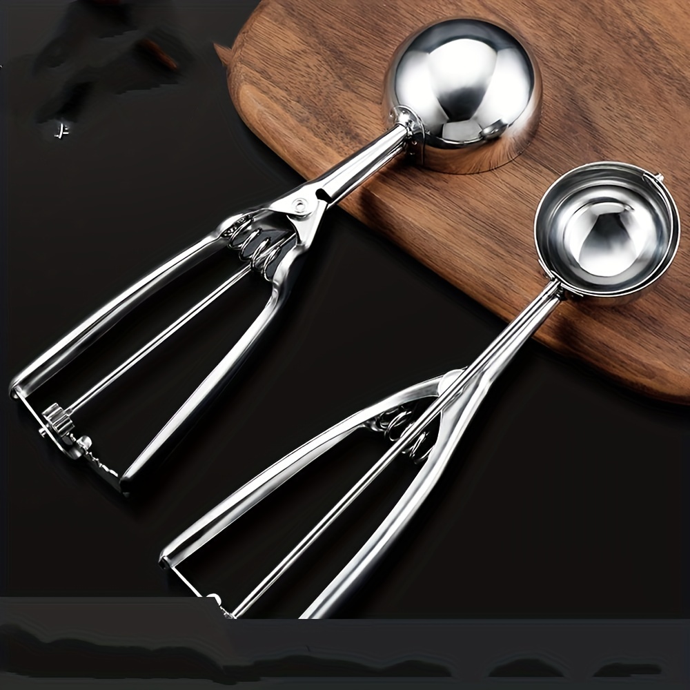 2 Tablespoon Cookie Scoop,[40#/1.7 inch] Medium Cookie Scoops with Lever,  Spring Loaded with Trigger Release for Cookie Dough, Ice Cream,Melon and
