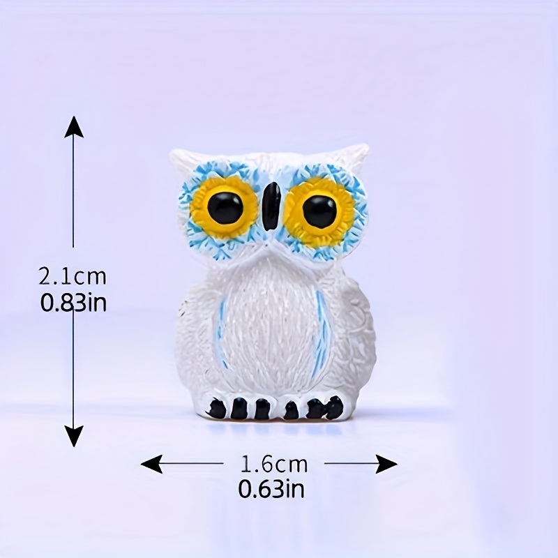 New Product Micro Landscape Creative Cute Owl Mini Doll - Temu