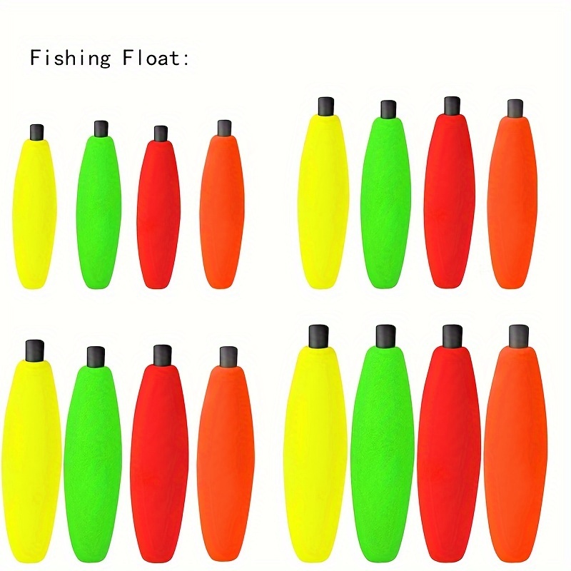 Bright Color Fishing Bobbers Foam Fishing Peg Floats Fishing - Temu