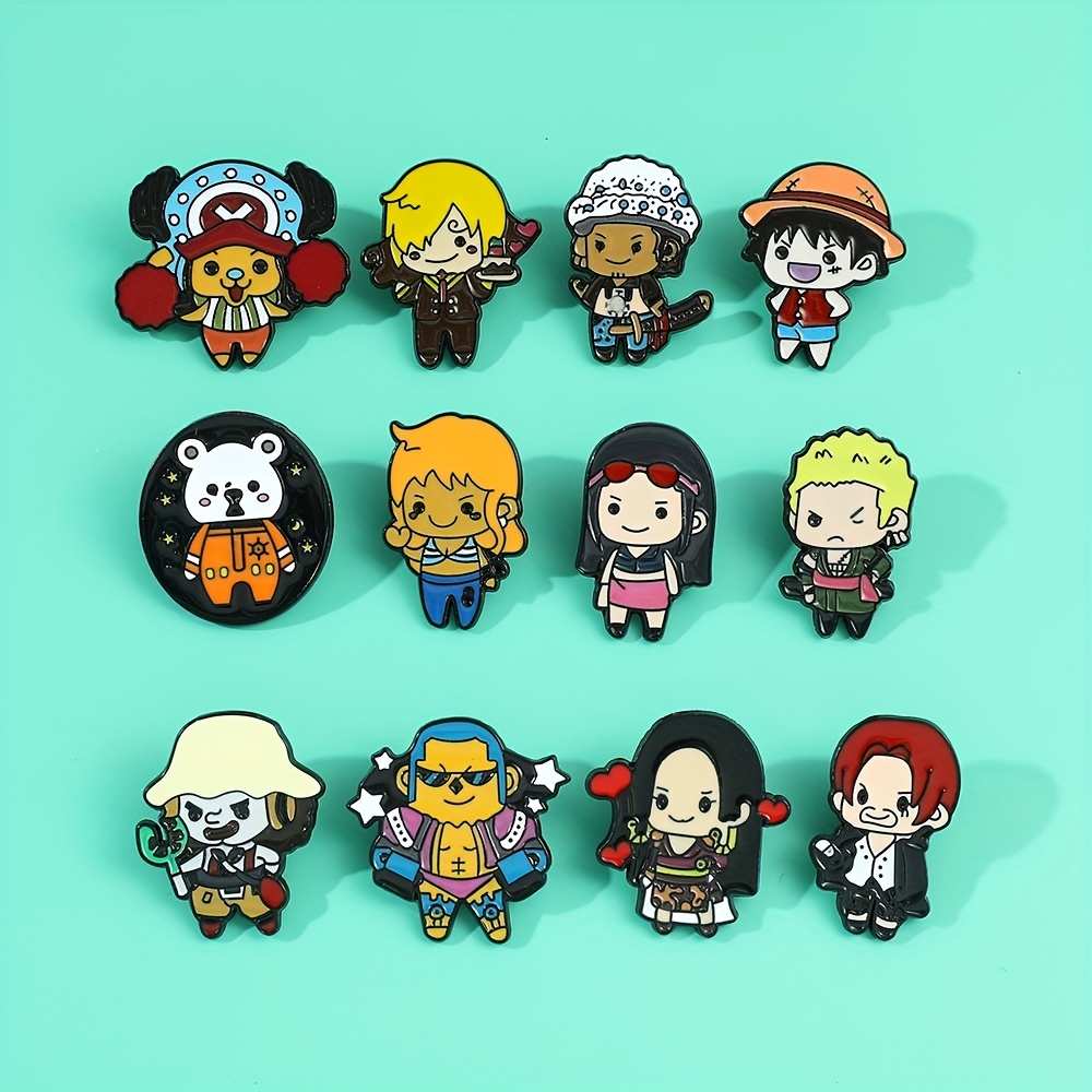  Kawaii OnePiece Tony Tony Chopper Enamel Pins Anime Figure  Manga Brooch Lapel Badge Japan Anime Enamel Pin Gifts for Men Women Jewelry  Accessories: Clothing, Shoes & Jewelry