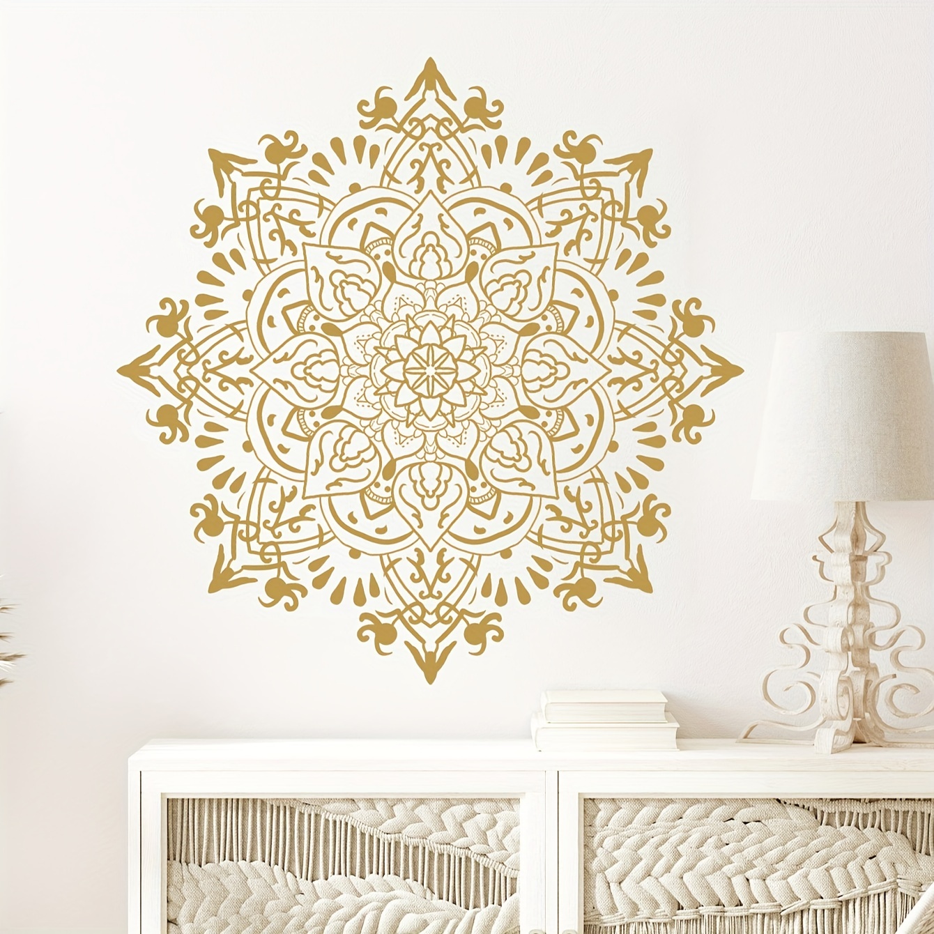 Plant Pattern Wall Sticker, Mandala Flower, Removable Waterproof Vinyl  Waterproof Sticker, Suitable For Office School Classroom Living Room  Decoration, Home Decoration, - Temu Germany