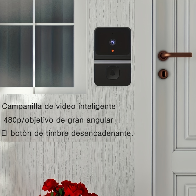 Timbre De Puerta Wifi Intercomunicador Camara de video Para Casa Vision  Nocturna