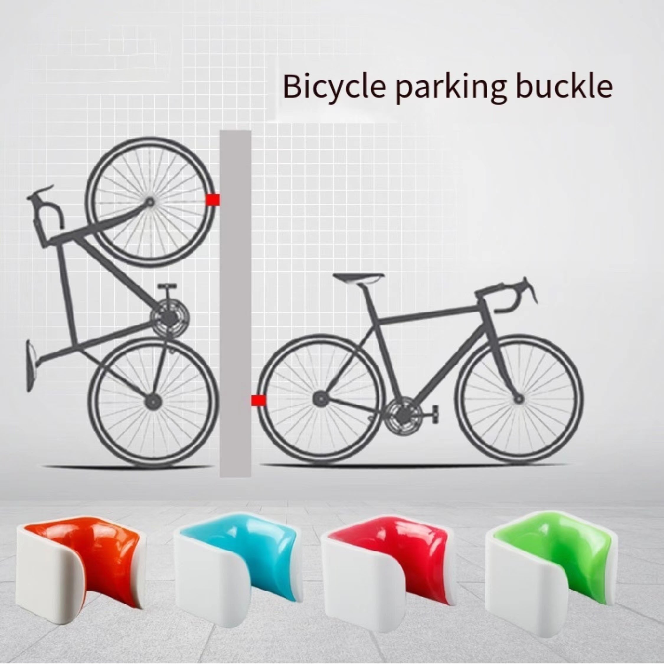 Clip de stationnement réglable pour vélo de montagne, système de rangement  de vélo, boucle de stationnement
