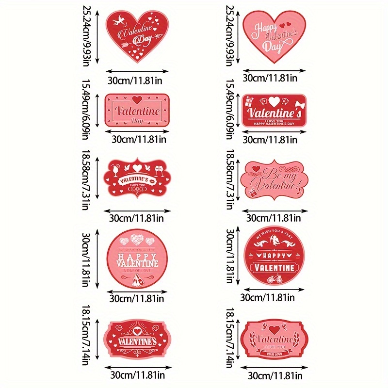 Printable Valentine tags, Love hang tags, Valentine's day gift tag