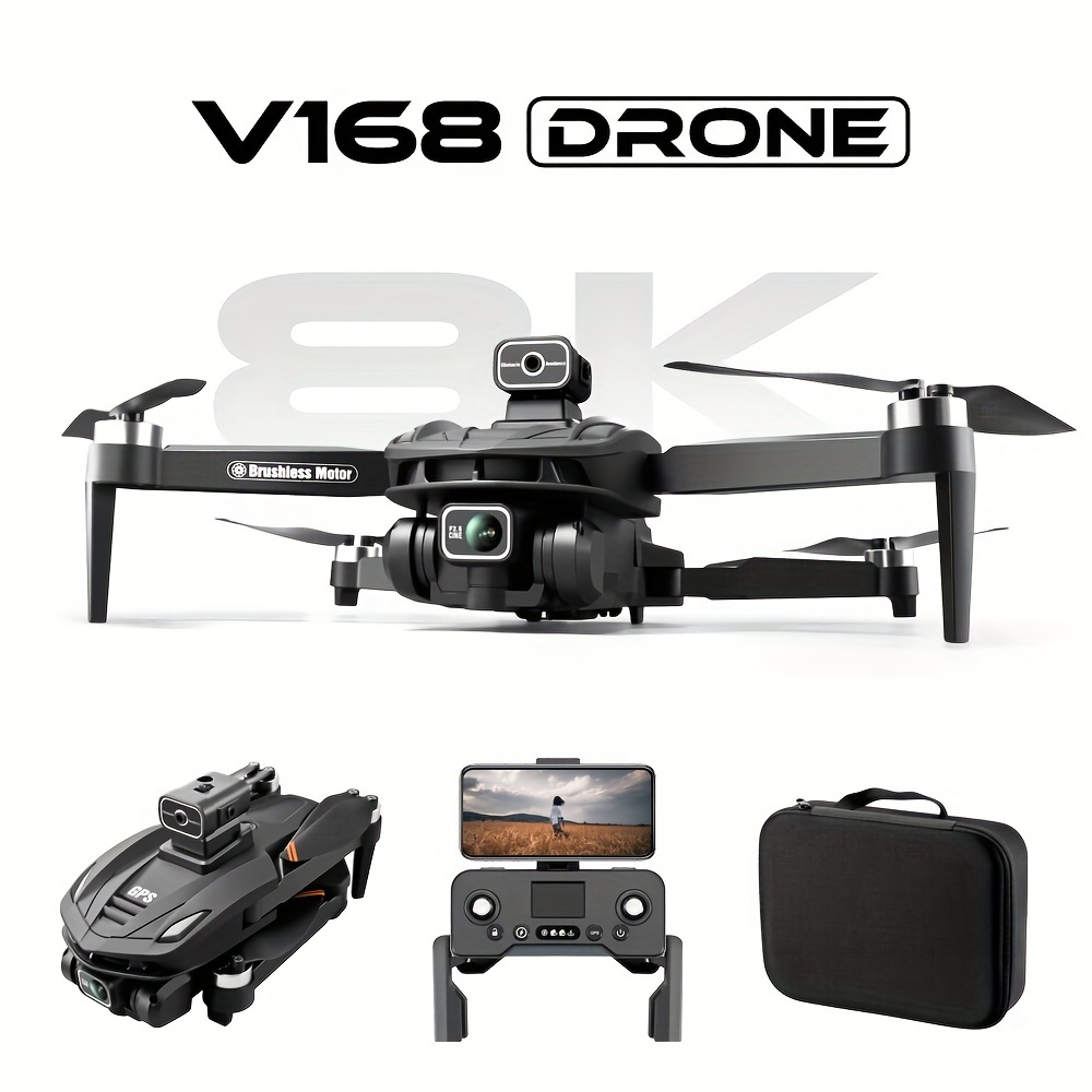 Dron profesional Z908 Pro 4K, cuadricóptero con cámara HD, naranja, Mini4,  localización de flujo óptico, tres caras, evitación de obstáculos
