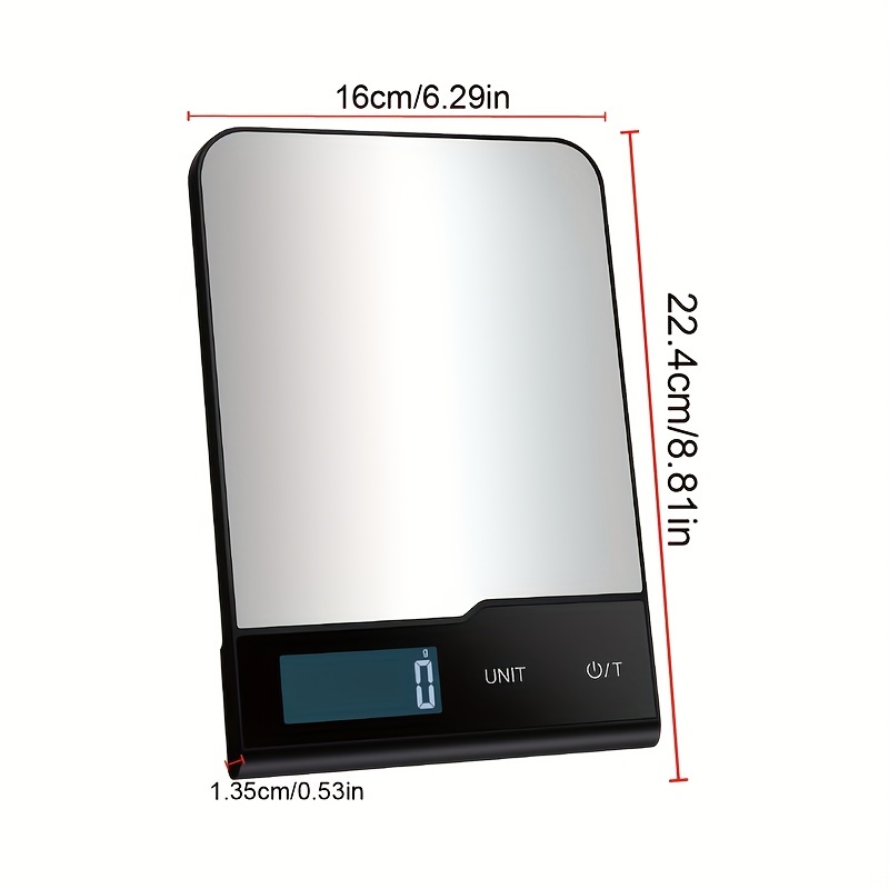 Etekcity Smart Nutrition Scale - Gray, Battery-operated Kitchen