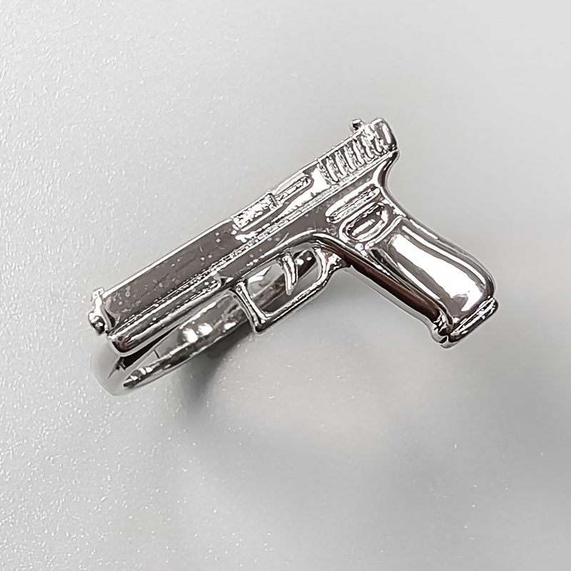 Men's Retro Punk Pistol Ring
