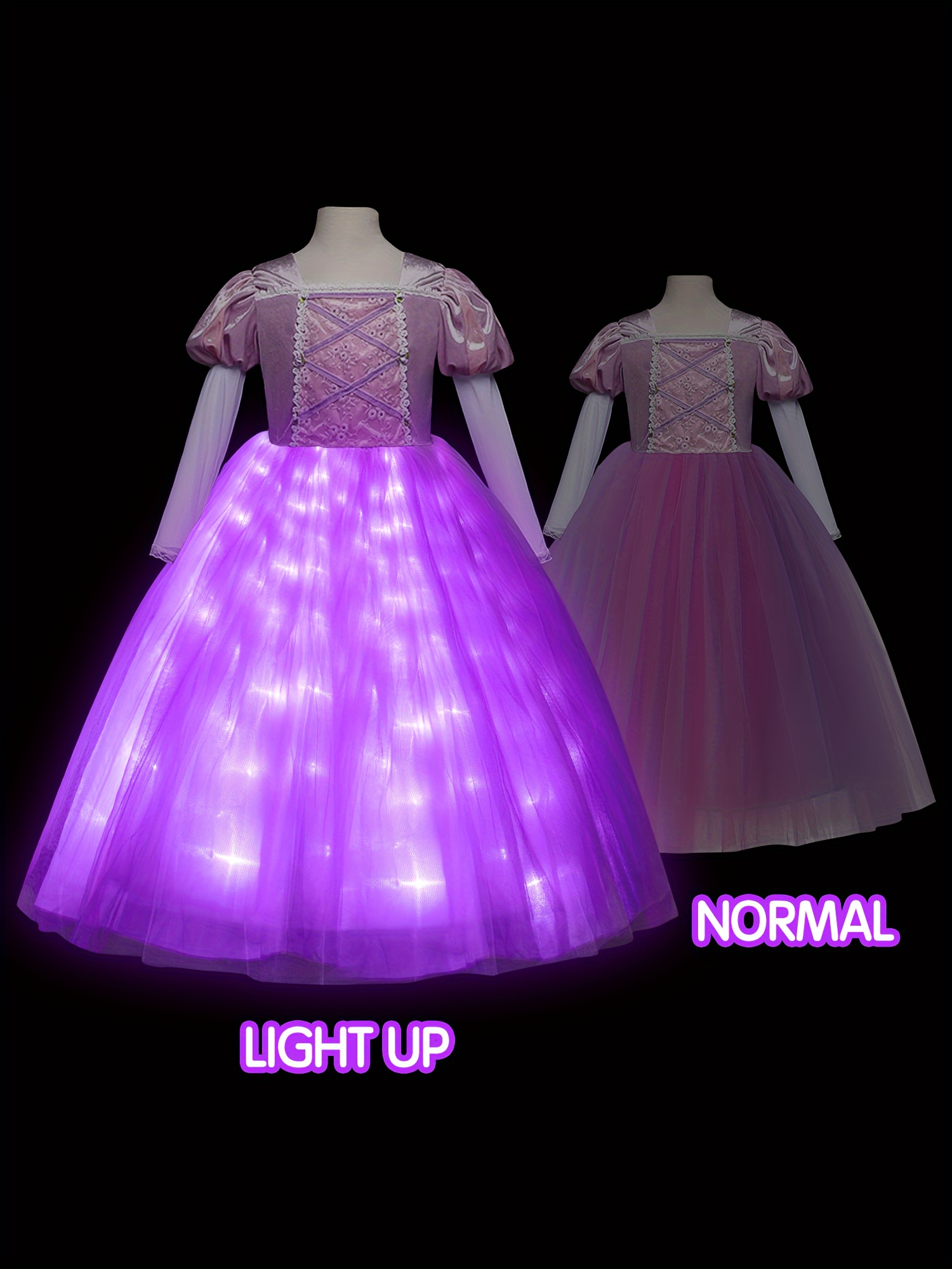 led glowing dress girls - Temu Saudi Arabia