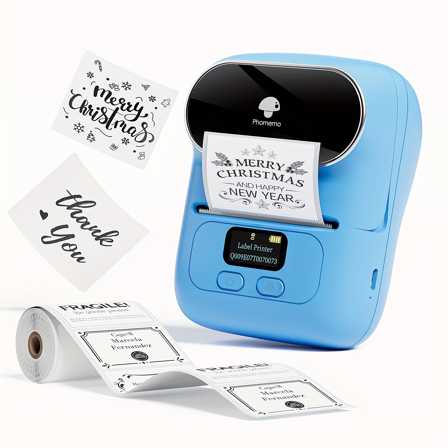 Phomemo M110 Label Maker- Mini Portable Bluetooth Thermal Label