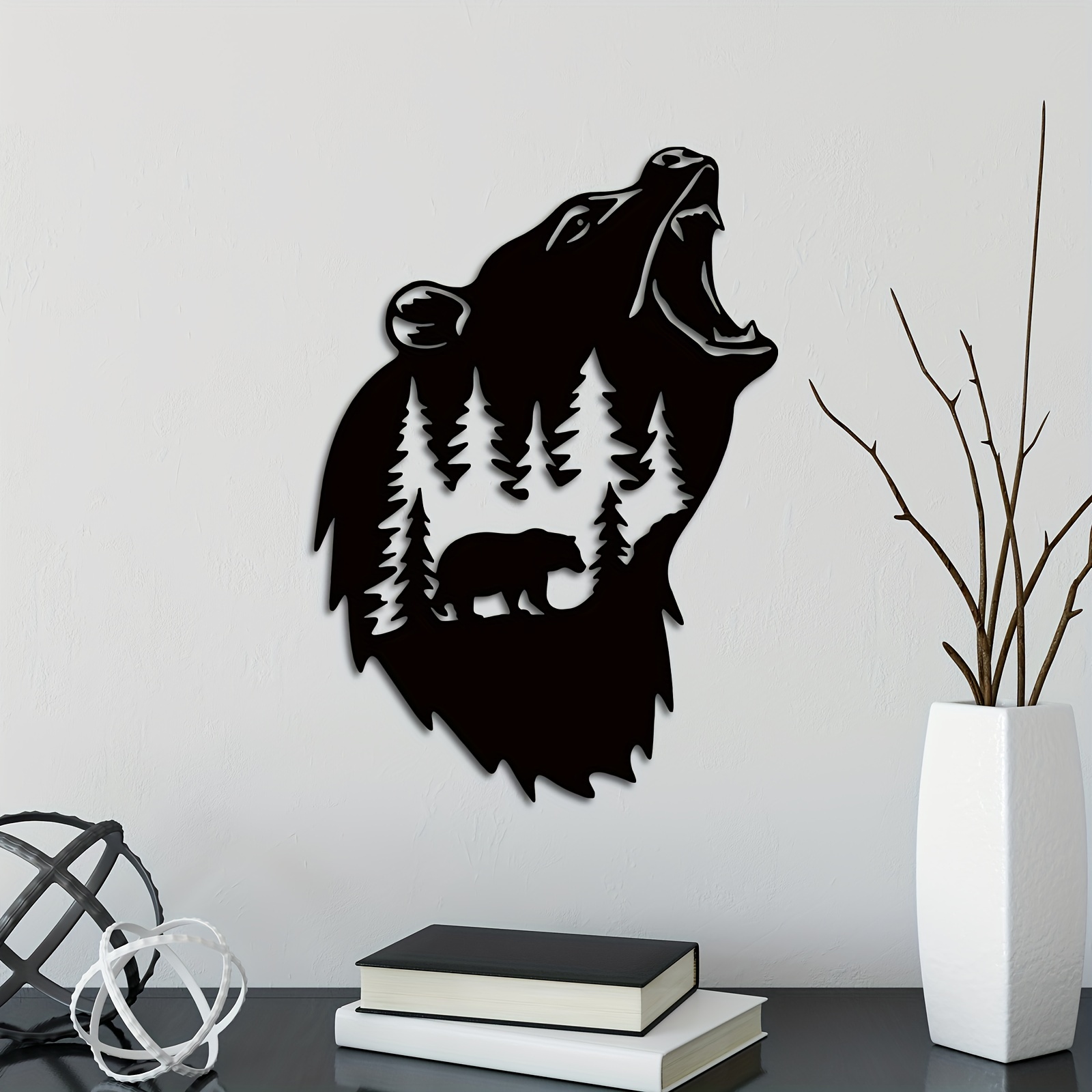 Bearbricks Wall Sticker Acrylic Mirror Cartoon Bear Wall Decals