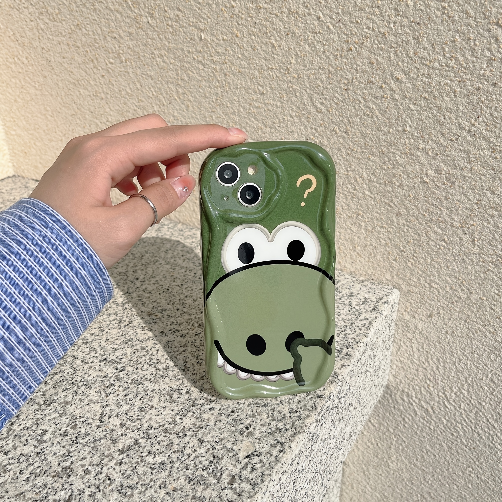 Fun Funny Cartoon Crocodile Phone Case Iphone 14 13 Temu