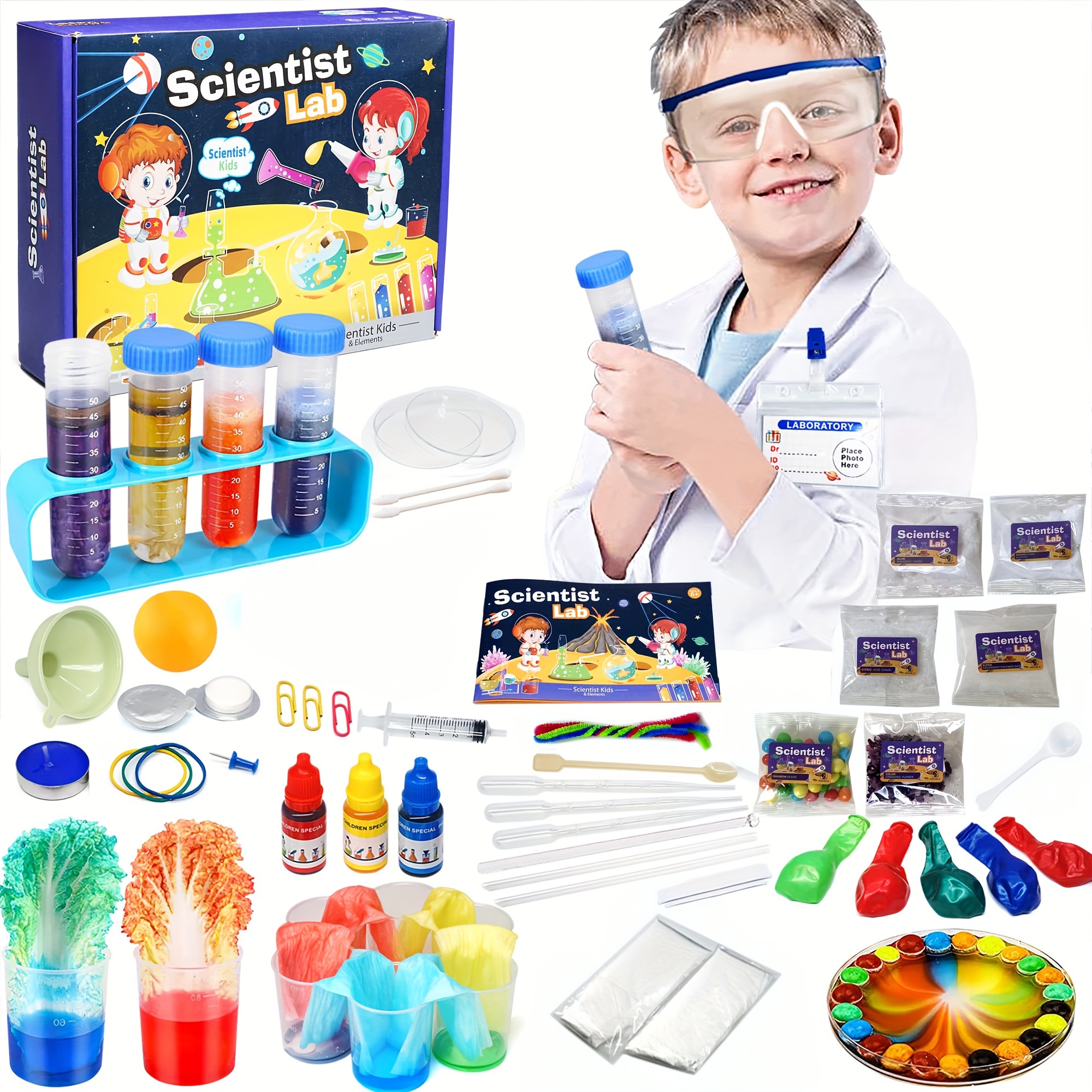Crystal Growing Kit, Arts and Crafts Science Kits for Kids 4-6-8-12, Toys  for