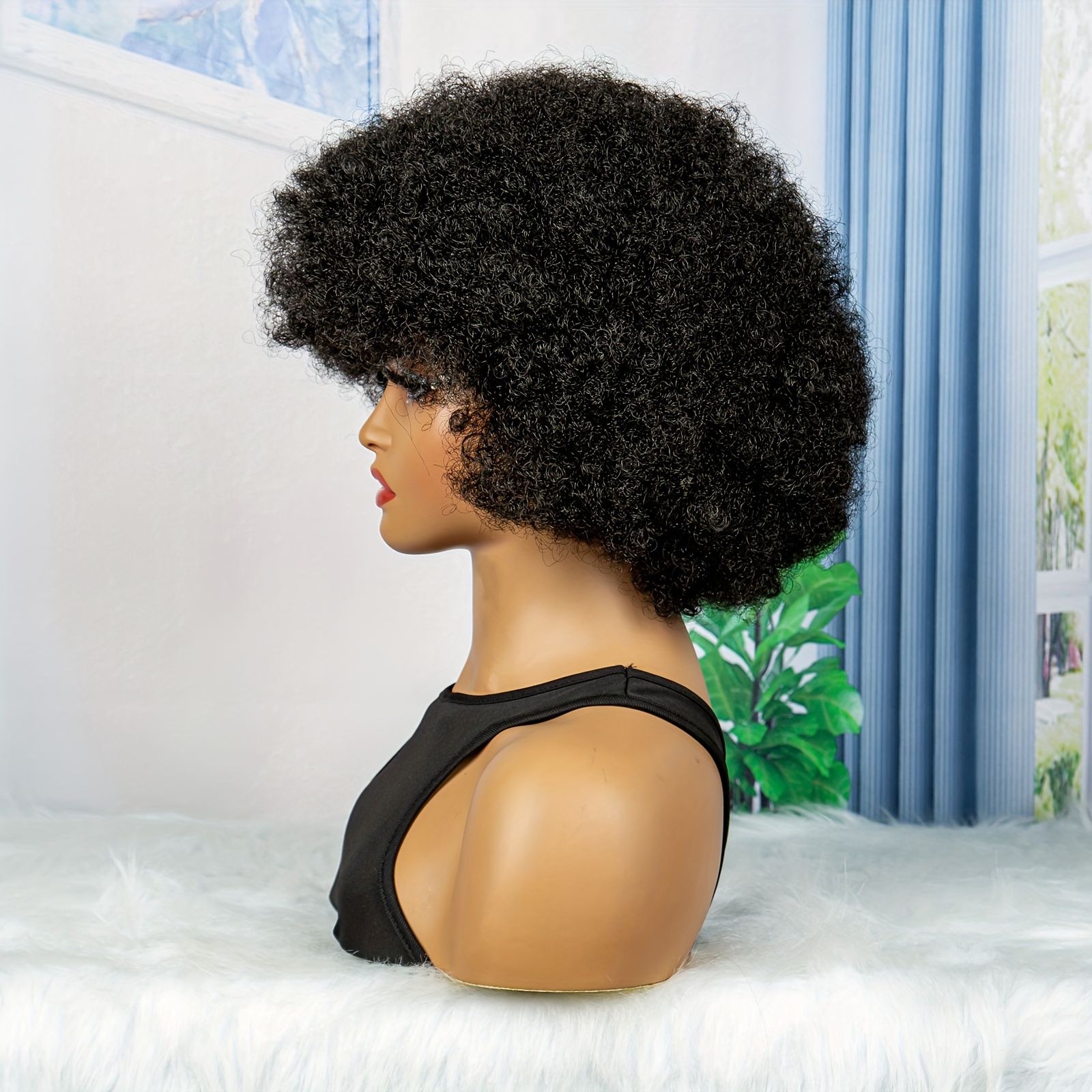 Women Long Afro Wigs Curly Large Bouncy Soft Wig Natural Temu