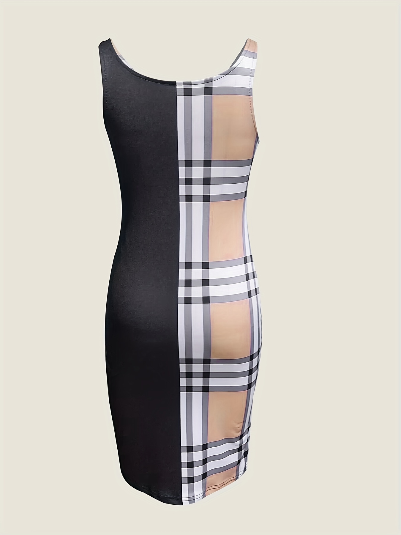 Burberry plaid bodycon outlet dress