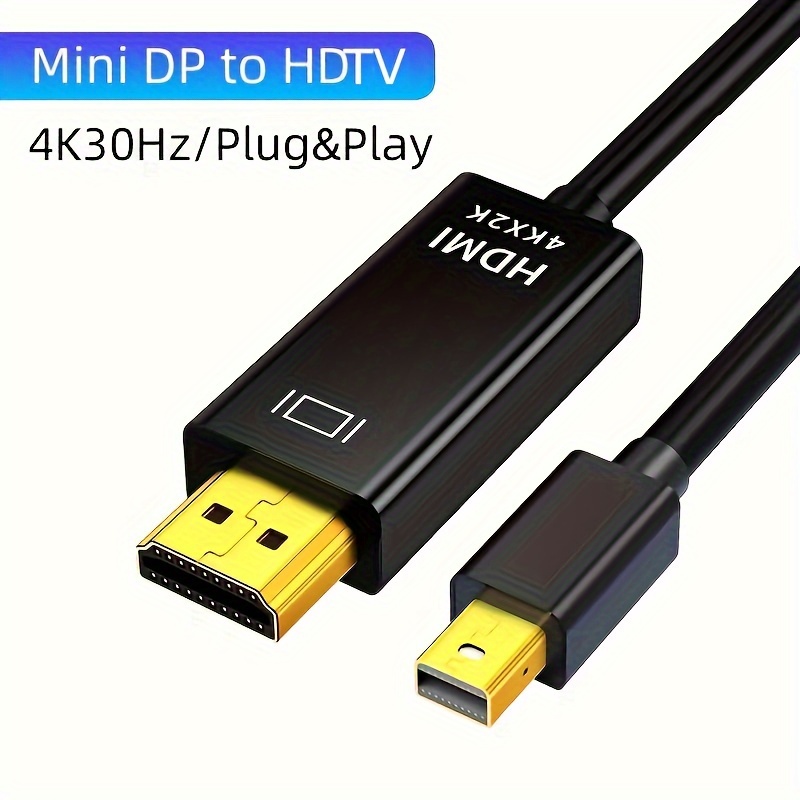 Displayport DP to HDMI 2.0 Cable Adapter Converter 4K@60Hz 4K@30Hz