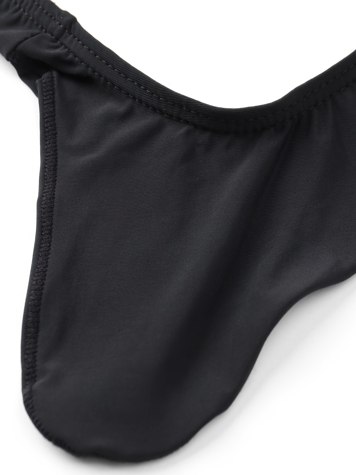 DGKaxiyaHM Men's Ultrathin U Convex Support Thong Elephant Trunk Ice Silk  Lightweight Thong Breathable Sexy Soft G-String, Black-1pc, Medium :  : Clothing, Shoes & Accessories