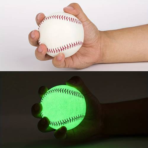 2pcs light up baseball glow in the dark baseball perfect baseball gifts for boys girls adults and baseball fans halloween gifts