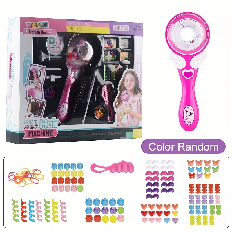 Girls Electric Automatic Hair Braider Machine DIY Hairstyle Tool Twist  Knitting Machine Hair Decoration For Kids Girls Toys Gift